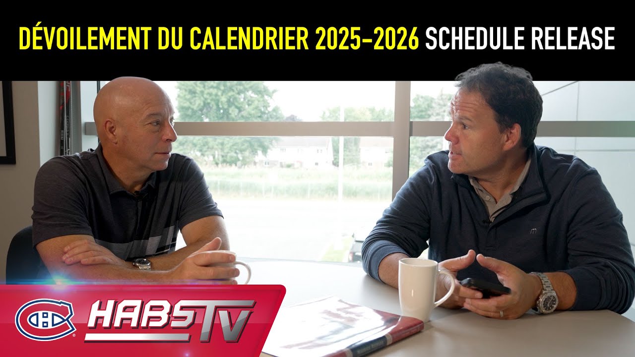 Habs release 2025-26 schedule 🗓️