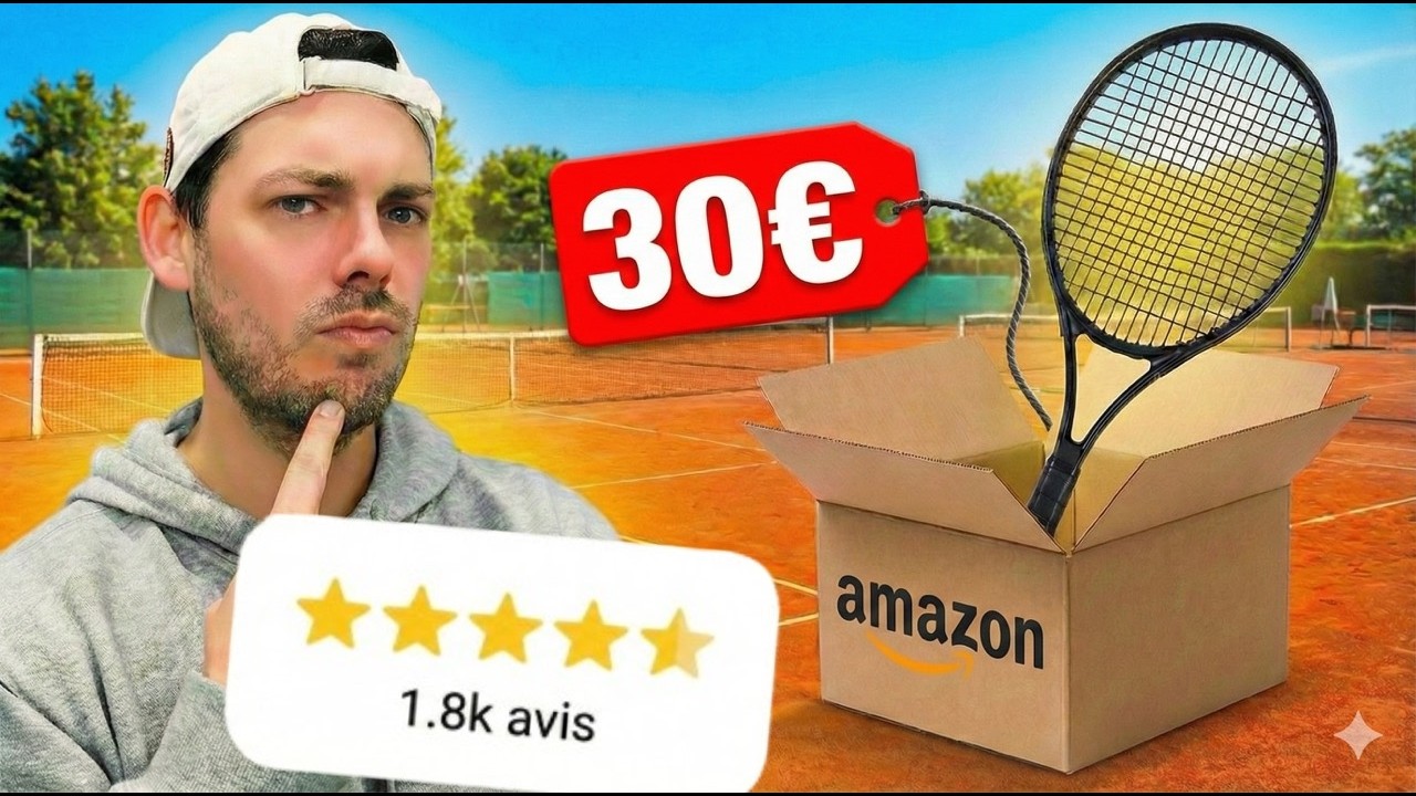Raquette de tennis AMAZON à 30€ (ça vaut le coup ?)
